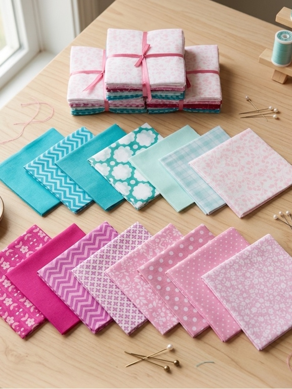 150 pcs Summer Song pre cut charm pack 5" square 100% cotton fabric quilt#67